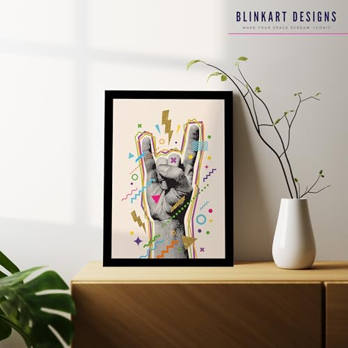 Image of BLINKART Trendy Abstract Wall Art Painting Print Design | Aesthetic Wall Decor Photo Artwork Frame Decoration Hanging For Home Bedroom Living Room Office Wall Decor | T049 | 13x10 Inches