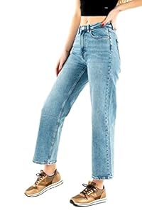 ONLY Damen Jeans 15234743 Medium Blue Denim 27-30