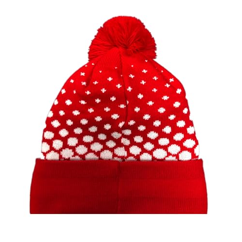 Gorro de esquí rojo de punto Aberdeen con máxima calidez textil 5