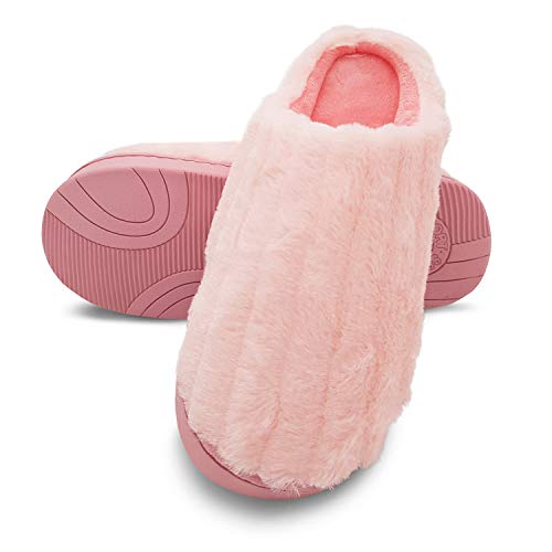 Image of VRITRAZ Women's Comfort Slip On Closed Toe Warm Winter House Clog Indoor Slipper with Cute Print and Degins