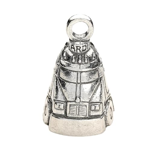 Image of Guardian Bell Good Luck Bell w /Keyring & Black Velvet Bag | Motorcycle Bell | Lead-Free Pewter | Made in USA