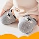 EBHO 1 Paar Krabbelsocken Baby, 1 Paar Knieschoner Baby Krabbeln, Baby Knieschoner und Baby Socken mit Gummipunkte Anti-rutsch, für Baby Krabbelschoner Krabbelhilfe Knieschützer 0-24 Monate