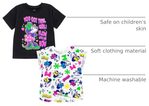 Image of Disney Girls' 2-Pack Short Sleeve T-Shirts for Baby & Kids