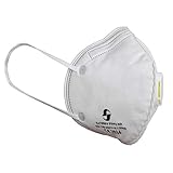 ALPIDEX 10 x Mundschutz FFP2 Ventil Filterleistung 94% Maske Verstellbarem Nasenclip Ohrenbänder Faltbar