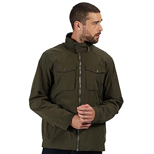 Image of Regatta Mens Haldor Shell Jacket, Dark Khaki, Medium