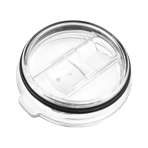Transparente Coffee Tumbler Lids – Portable Spill-Proof Covers with Straw | Compatible con 20 Oz, 30 Oz and Larger Tumblers, Reutilizable Coffee Mug Accessory, Travel-Friendly, Office and Home