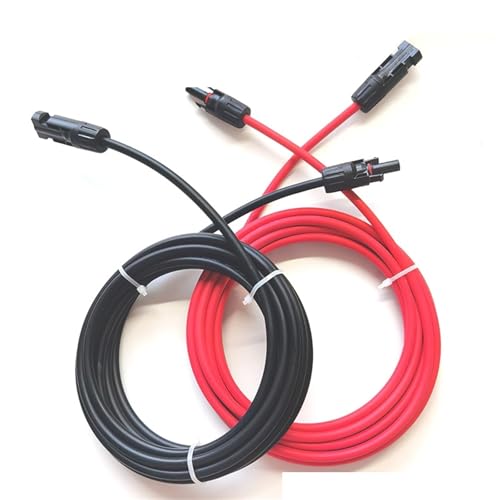 Cable de extensión solar 12 AWG de 4 mm² con conector CC para paneles fotovoltaicos