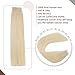 Tape in Hair Extensions Human Hair 16 Inch Tape in Extensions Real Hair 50g 20pcs Remy Hair Tape in Extensions Silky Straight Color #60 Blonde