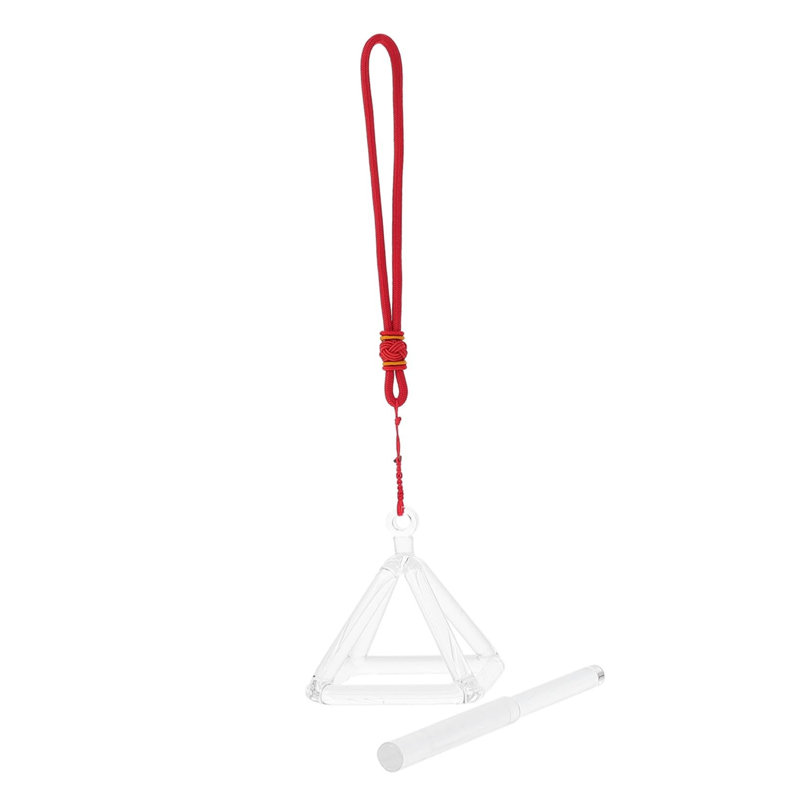 Piramide Cantante in Quarzo per Terapia del Suono Martelletto, Strumento di Guarigione e Meditazione, Ornamento Bianco per Benessere e Relax, Stili multipli