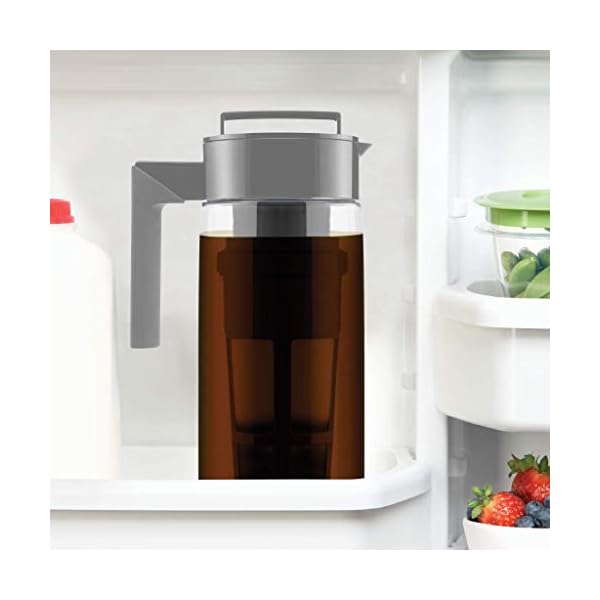 Takeya Patented Deluxe Cold Brew Coffee Maker, 2 qt, Stone The Home Kitchen Store