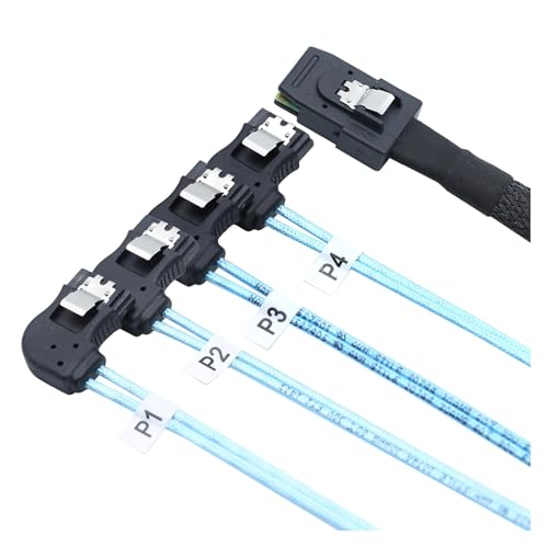 Cable Interno S/AS SFF-8087 a 4 SATA 7P 0.5 m