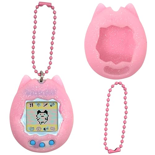 Silicone Shell Cover for Tamagotchi Original, Travel Storage Case Compatible with Tamagotchi Digital Pet Accessories(Only Case) (Pink)