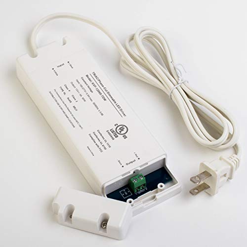 Image of 12v UL Listed 60w Triac Dimmable Driver Transformer Constant Voltage Class 2 100v - 277v Input Power Supply for LED Strip Light Control by AC Wall Dimmer (12v 60w)