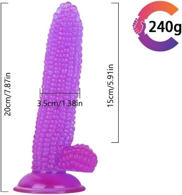 Realistic Dildos, Vaginal Anal Plugs, Adult Sex Toys 20CM (Color : Blue, Size : Black)