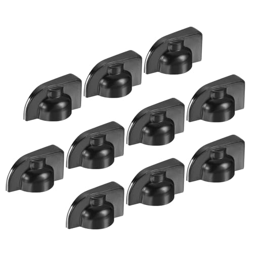 sourcing map Boutons de potentiomètre en bakélite 19,5 x 16 mm pour guitare basse, contrôle du volume, interrupteur mécanique, appareils électroménagers, trou de 6 mm avec 10 vis noires - Les Beatles, Paul McCartney, John Lennon, RIngo Starr, George Harrison sourcing map Boutons de potentiomètre en bakélite 19,5 x 16 mm pour guitare basse, contrôle du volume, interrupteur mécanique, appareils électroménagers, trou de 6 mm avec 10 vis noires