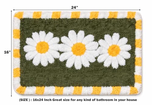 Image of HOMEKART Microfiber Bath Mat 2000 GSM, Super Soft & Absorbent Anti-Skid Bathroom Floor Mat, Quick Dry Door Mat for Bathroom, Bedroom & Kitchen (40x60 cm, Navy Blue) Pack of 1