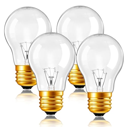 Image of Oven Light Bulb A15 40W Oven Light Bulb Replacement 40 Watt Appliance Bulb