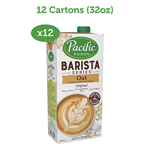 Pacific Foods Oat Milk Barista Series — Non-Dairy Beverage, 32 Oz (12 Pack) #TOP5