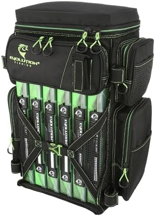 Evolution Fishing Drift Series Tackle Backpack, Outdoor Rucksack ...