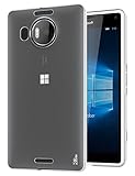 Lumia 950 XL Case, DGtle Anti-Scratches TPU Gel Premium Slim Flexible Soft Bumper Rubber Protective Case Cover for Microsoft Lumia 950 XL (2015) (Clear)