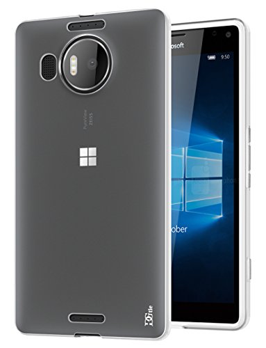 Lumia 950 XL Case, DGtle Anti-Scratches TPU Gel Premium Slim Flexible Soft Bumper Rubber Protective Case Cover for Microsoft Lumia 950 XL (2015) (Clear)