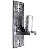Jake Sales Wall Mount Flat Back Chain Link Fence Gate Hinge - 5/8 Hinge Pin 1 Pack