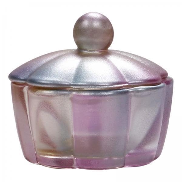 6xNail Art Crystal Glass Bowl Cup for Nail Salon Glassware Illusory Silver-image-22