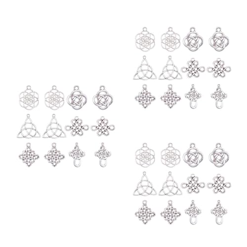 Pendentifs chinois vintage en alliage vieilli pour bijoux uniques