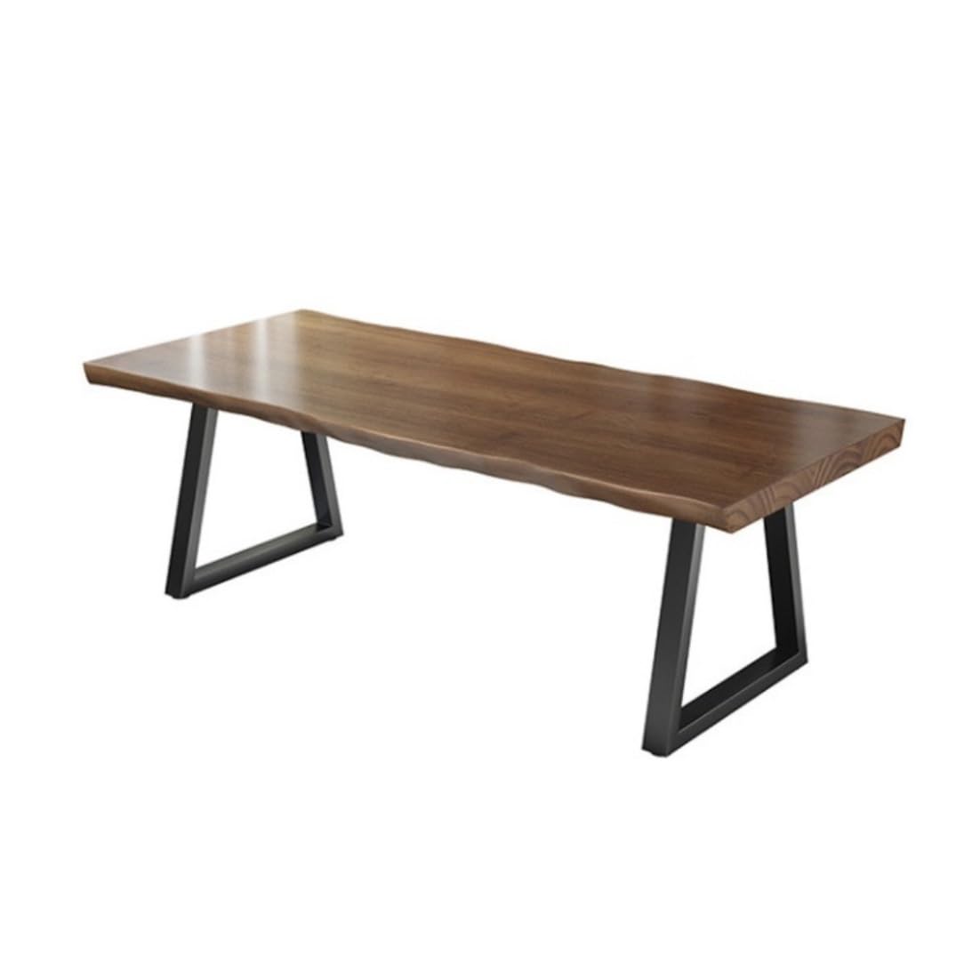 Wdsopk 1 Writing Study Desk Solid Wood Computer Desk With Metal Legs Home Office Desk Desktop Thickness Of 5Cm Conference Table Writing Desk Laptop Table Office（120X60x75cm）