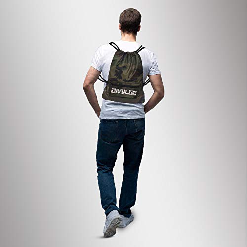 Image of DIVULGE 16 L Small Size Polyester Multi Utility Sports Gym Drawstring Backpack