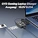 QYD 180W Laptop Ladekabel für MSI GF63 GF65 Thin GS65 Stealth MSI Gaming Laptop Ladegerät Netzteil AC Adapter