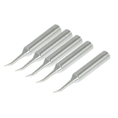 Aexit 900M-T-H Replacing Electrical equipment 0.5mm Point Dia Soldering Iron Bend Tip 5 Pcs