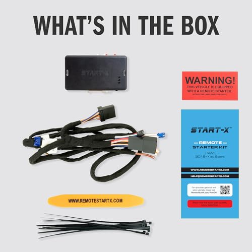 Start-X RAM-18-KEY Remote Starter Kit For Ram Pickup Truck 2018-2023 Key Start thumb #1