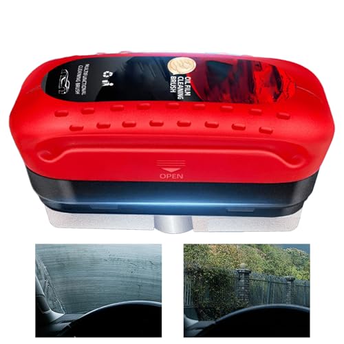 Generisch Cepillo para Limpiar la película de, Limpiador antivaho para una visión Clara | con líquido de Limpieza para película de de automoción, para una visión Clara Espejo retrovisor