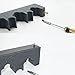 Five (Nine) Foam Gun Rack - New Universal Rifle Barrel Rest with Magnetic Strip - Gun Storage - Weapon Rack - for Gun Safe and Free Standing - Gun Rack Pegboard - Fishing Rod Holder - Gift for Hunter