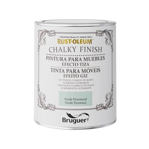 RUST-OLEUM CHALKY ACABAMENTO MÓVEIS VERDE PROVENCAL 0,750l 5733888 BRUGUER