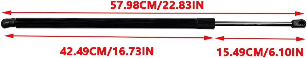 Rear Tailgate Trunk Liftgate Lift Supports Shock Struts, Compatible with Chrysler PT Cruiser 2001-2008, Rear Trunk Lift Supports Struts