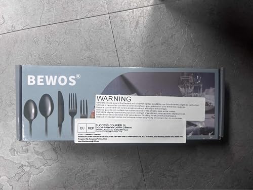 BEWOS Silver Knife Set of 24, 23cm (9.06 inches) Knife Set, Butter Knife, Knives Made of Stainless Steel, Highly Polished Knife, Dinner Knives for Home, Restaurant, Hotel, Dishwasher Safe, Polished - Image 8