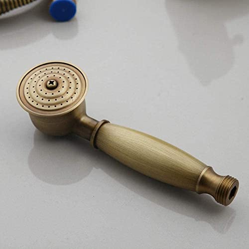 Robinet de douche en laiton antique rétro et chic avec base céramique - 6