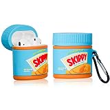 Mulafnxal for Airpods 1&2 Case, Cute 3D Funny Cartoon Food Soft Silicone Protective Airpod Cover, St