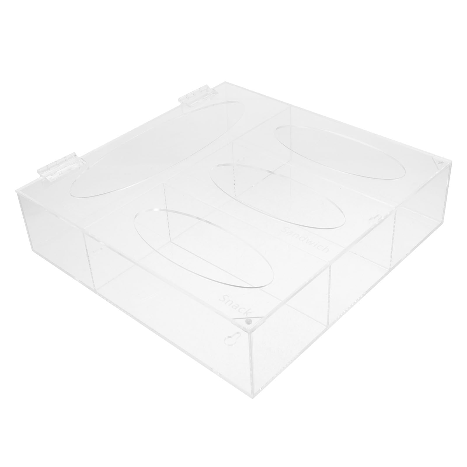 Cabilock Dispenser da Parete in Acrilico per Guanti Usa e Getta Design Minimalista e Visibilità Facile, per Spazi Professionali e Laboratorio