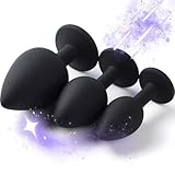 Black Color 3PCS Plug Wrapping Gift Bag Easy Use Butt Soft Expanding Tool Trainer Kit for Hoodies Party Gift Presents V02