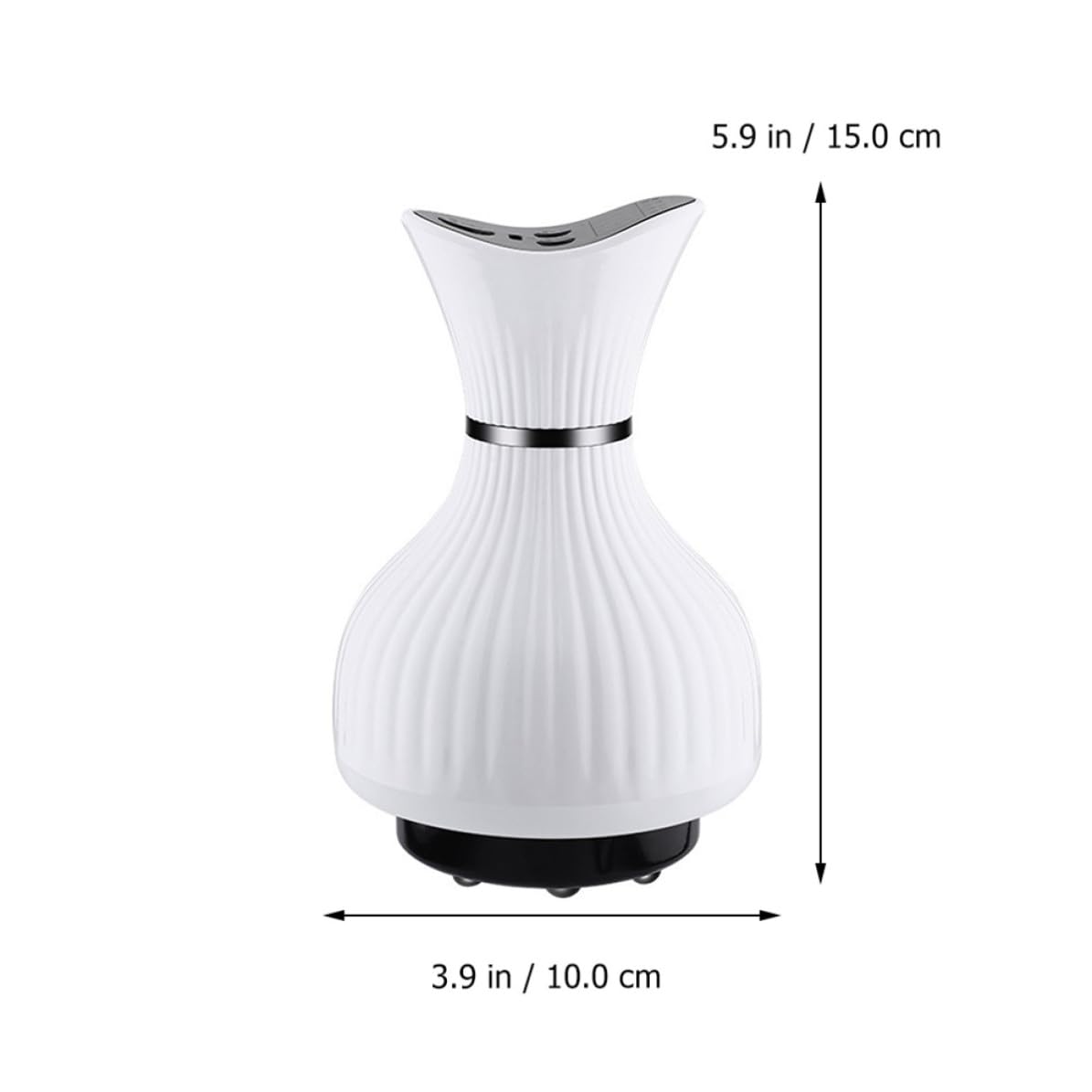 Masajeador Eléctrico Recargable, Instrumento de Raspado para Tratamientos de Compresa Caliente y Uso en Todo el Cuerpo, Portátil, ABS, 1200mAh, Blanco
