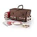 Picnic Time 'Pioneer' Original Design Picnic Basket with Deluxe Service for Two, Moka Collection