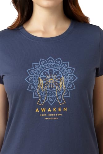Image of Van Heusen Women's Cotton Regular Fit T-Shirt