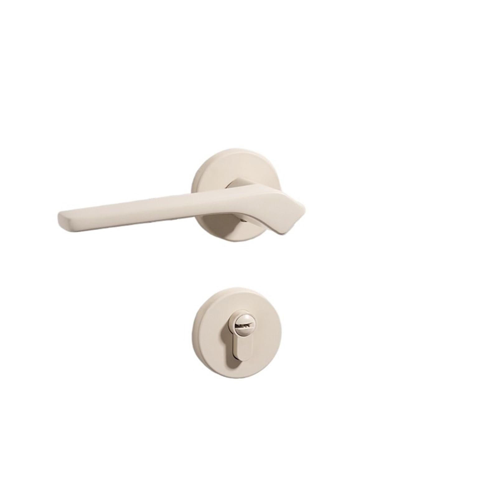 KXAOXGRC European Door Handle Set, B Style Indoor Wooden French Silent Door Lock Handle Sets