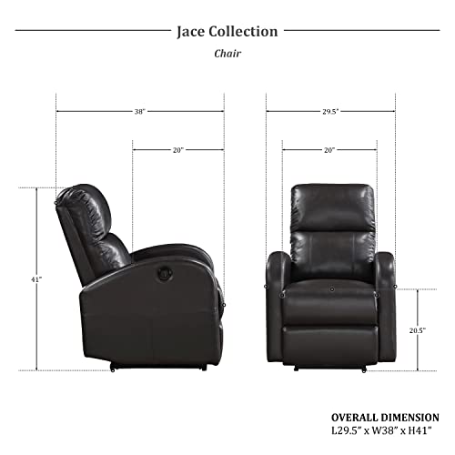 Sillón Plegable Marrón miniatura 2