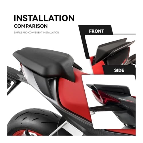 Carénage queue RS660 aérodynamique avec bosse de protection passager