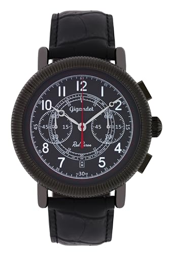 Montre d'aviateur Gigandet de tous les jours cadran lisible style pilote masculin