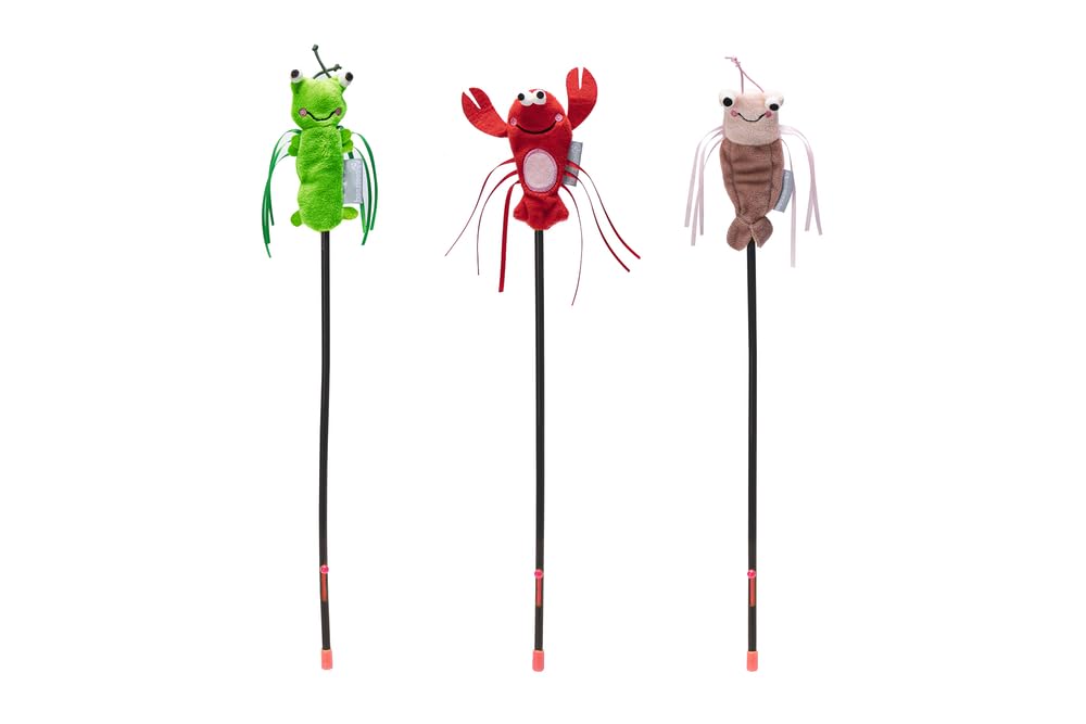 Beeztees Kedi Oltası, Oyuncaklı, Peluş, Kurdeleler, 40cm